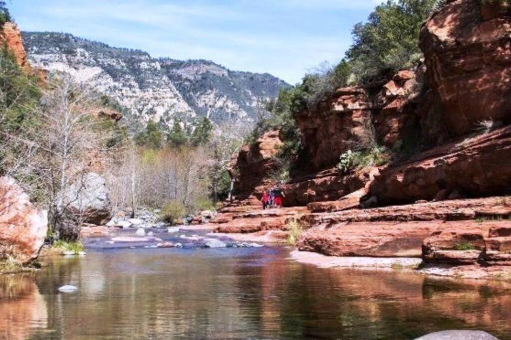 Close To Fresh Creek! Sleeps 12 ~ Amazing Views W/Serene Open Space ~ Hot Tub + Game Room ~ Trails Outside Sedona Exterior foto